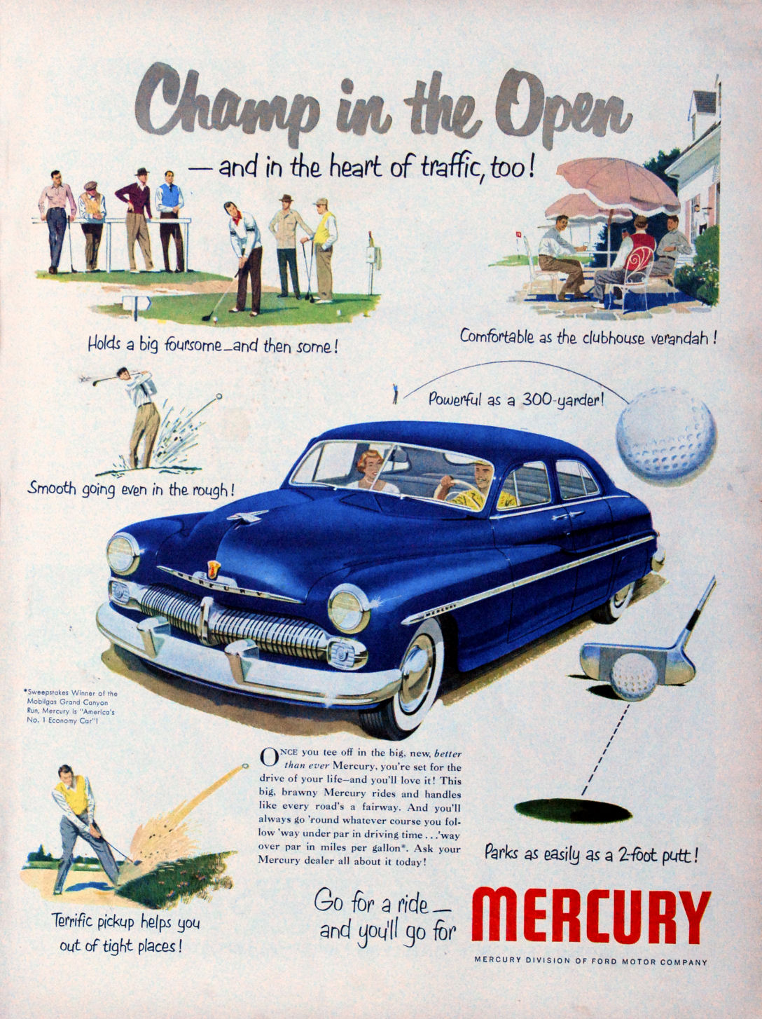 1950 Mercury Auto Advertising